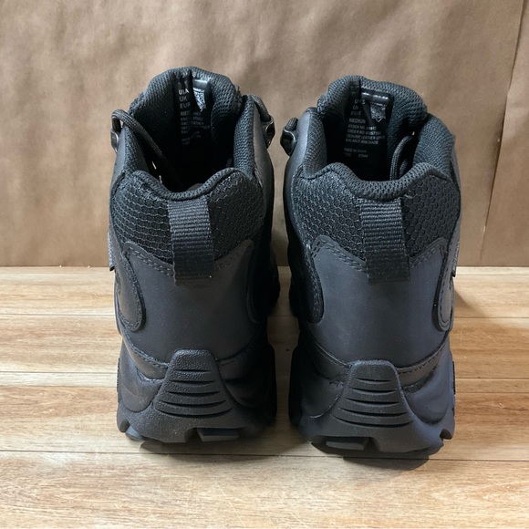 New! Men’s Merrell Moab 3 Response Tact Mid WP Boots Black 3.5 3 1/2 Medium - Picture 8 of 11